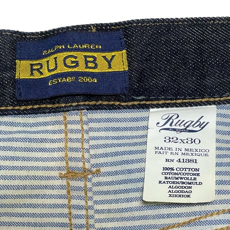 RUGBY RALPHLAUREN　 "VINTAGE SLIM" DENIM PANTS