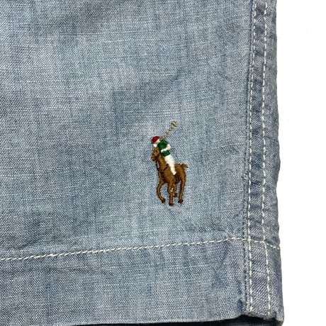 POLO RALPHLAUREN　"CHAMBRAY" EASY SHORTS