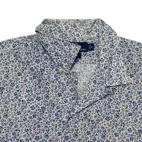 POLO RALPHLAUREN　"FLOWER" OPEN COLLAR SHIRT