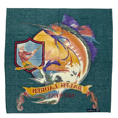 RALPHLAUREN　 "MARLIN FISHING" BANDANA