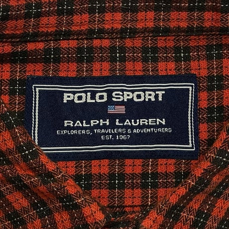 POLO SPORT RALPHLAUREN　"PLAID CHECK" FLANNEL SHIRT
