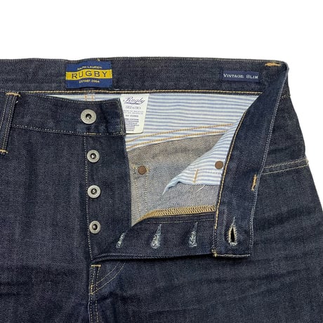 RUGBY RALPHLAUREN　 "VINTAGE SLIM" DENIM PANTS