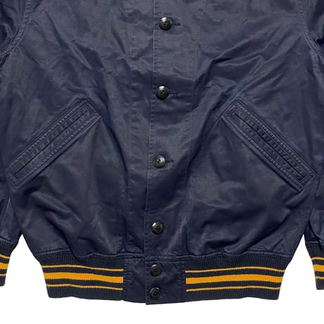 RRL RALPHLAUREN　"COTTON&NYLON" VARSITY JACKET