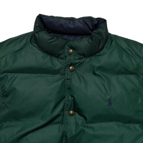 POLO RALPHLAUREN　"REVERSIBLE" DOWN VEST