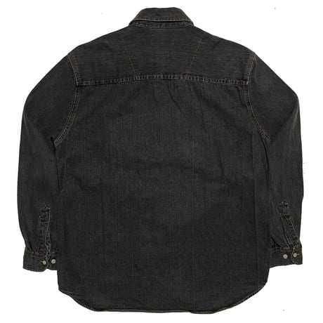 POLO SPORT RALPHLAUREN　"POLO SPORT LOGO" BLACK DENIM SHIRT