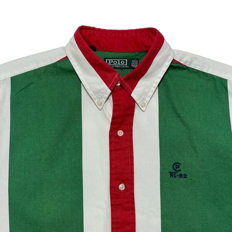 POLO RALPHLAUREN　"STRIPED" BUTTON DOWN SHIRT