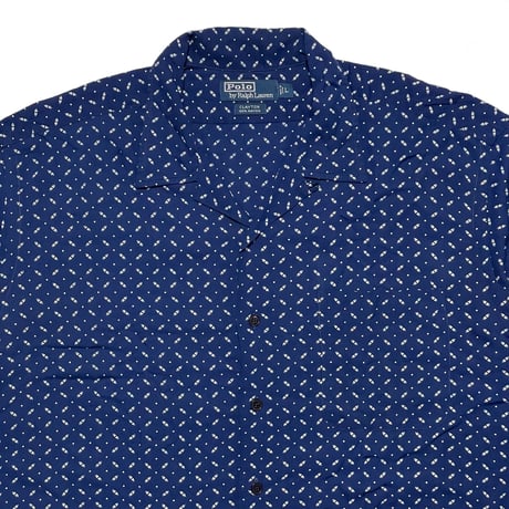 POLO RALPHLAUREN　"CLAYTON" OPEN COLLAR SHIRT