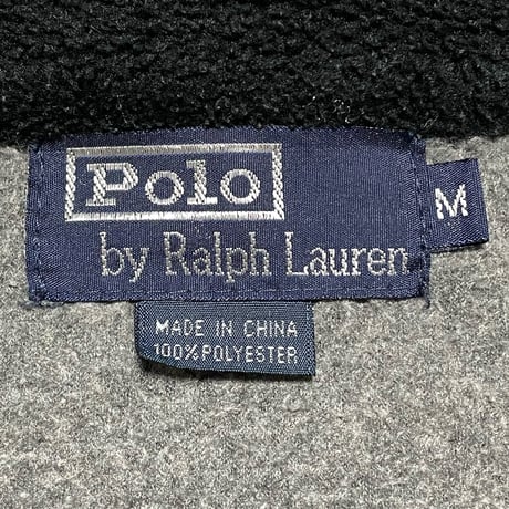 POLO RALPHLAUREN　"ZIP-UP" FLEECE JACKET