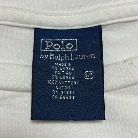 POLO RALPHLAUREN　"FISHING BEAR" S/S TEE