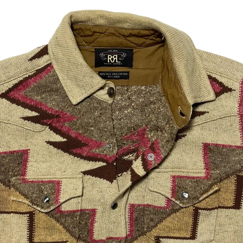 【美品】RRL NATIVE WOOL WESTERN SHIRT ネイティブ柄 美品】RRL NATIVE WOOL WESTERN SHIRT ネイティブ柄 - メルカリ