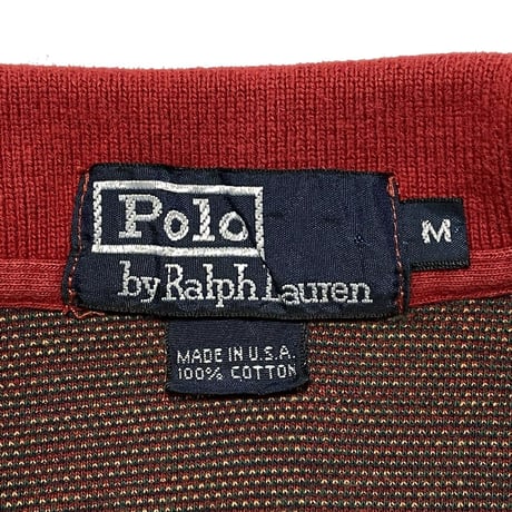 POLO RALPHLAUREN　"PLAID" POLO SHIRT/アメリカ製