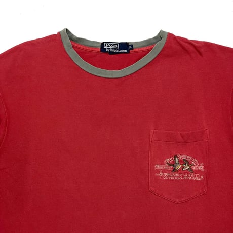 POLO RALPHLAUREN　"MADE IN USA" S/S POCKET TEE