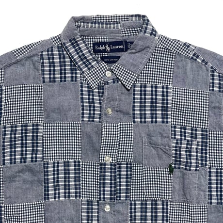 RALPHLAUREN　"PATCH WORK" S/S SHIRT