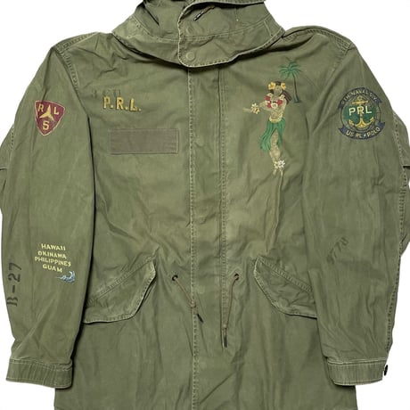 POLO RALPHLAUREN　"PAINTED" FISHTAIL PARKA
