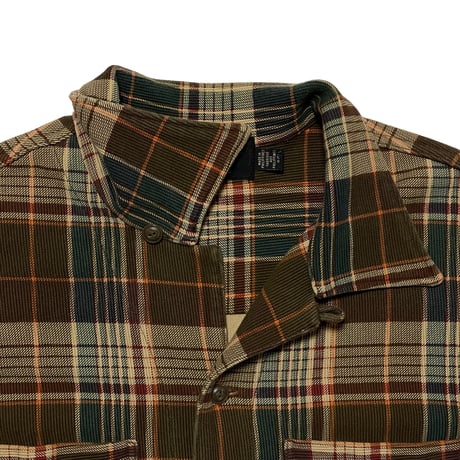 RRL RALPHLAUREN　"OPEN COLLAR" FLANNEL SHIRT