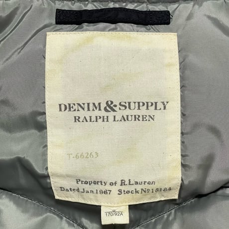 DENIM&SUPPLY RALPHLAUREN　DOWN VEST