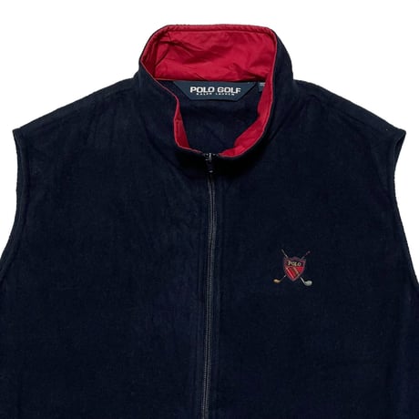 POLO GOLF RALPHLAUREN　"SHIELD LOGO" FLEECE VEST