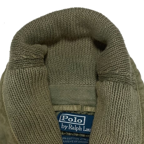 POLO RALPHLAUREN　"SHAWL COLLAR" SWEATER