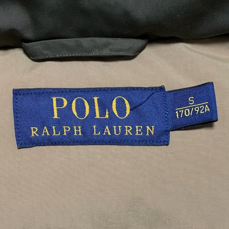 POLO RALPHLAUREN　"DETACHABLE HOOD" DOWN JACKET