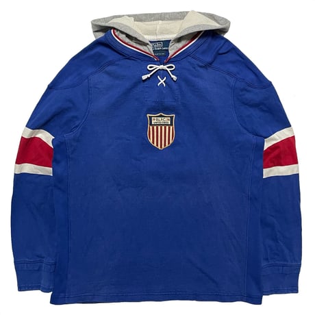 POLO RALPHLAUREN　"HOOD CUSTOM" RUGBY SHIRT