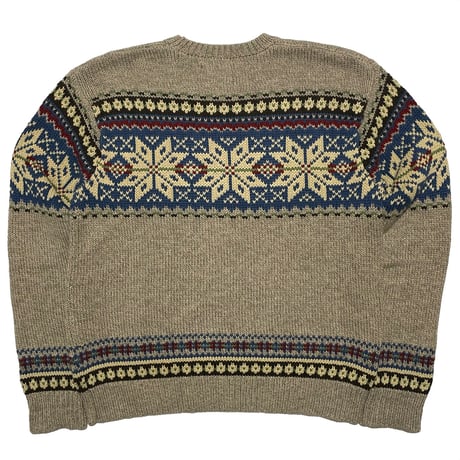POLO RALPHLAUREN　"NORDIC" SWEATER