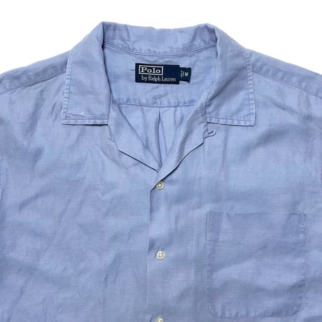 POLO RALPHLAUREN　OPEN COLLAR SHIRT