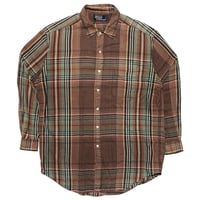 POLO RALPHLAUREN　"CHECK" FLANNEL SHIRT