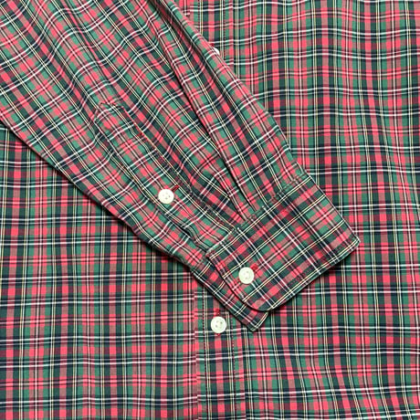 POLO RALPHLAUREN　"CHECK BOTTON DOWN SHIRT" L/S SHIRT