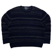 POLO RALPHLAUREN　"FAIR ISLE PATTERN" SWEATER