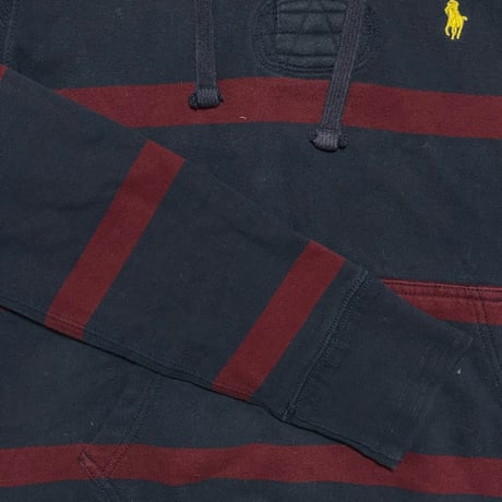 POLO RALPHLAUREN　"BORDER" HOODIE (NAVY)