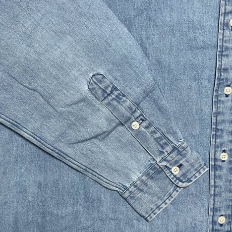 POLO SPORT RALPHLAUREN　"LOGO EMBROIDERY" CHAMBRAY SHIRT