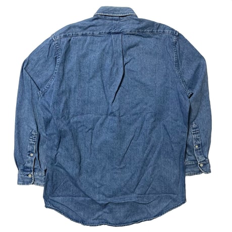 RALPHLAUREN　"POLO BEAR" DENIM BUTTONDOWN SHIRT