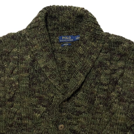 POLO RALPHLAUREN　 "HANDKNIT" CARDIGAN