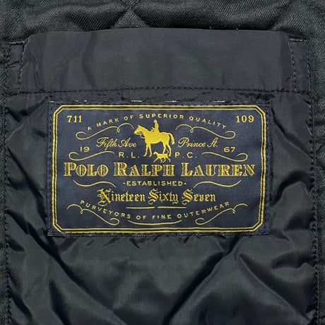 POLO RALPHLAUREN　"CORDUROY COLLAR" QUILTING JACKET