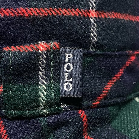 POLO RALPHLAUREN　"CHECKED" BUCKETHAT