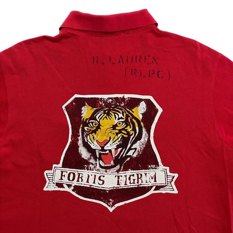 POLO RALPHLAUREN　"TIGER" POLO SHIRT (L)