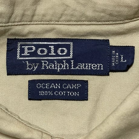 POLO RALPHLAUREN　"SHARK" OCEAN CAMP SHIRT