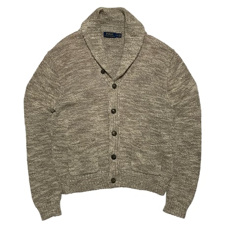 POLO RALPHLAUREN　 "GREY BEIGE" CARDIGAN