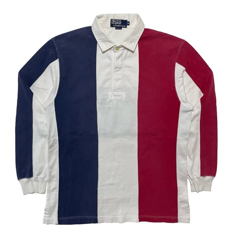 POLO RALPHLAUREN　"COLOR BLOCK" L/S POLO SHIRT