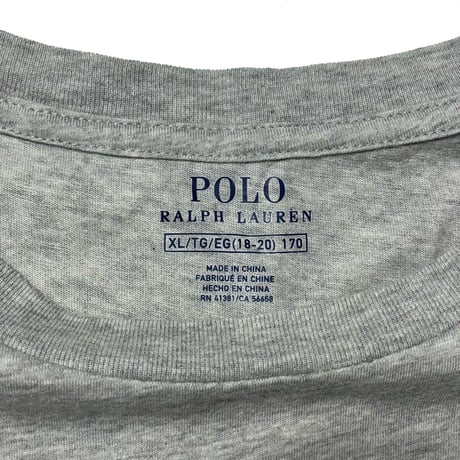 POLO RALPHLAUREN　"POLO BEAR" S/S Tee (BOYS)170