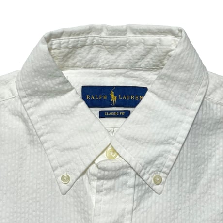 RALPHLAUREN　"SEERSUCKER" S/S SHIRT