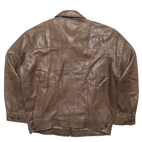 POLO RALPHLAUREN　"LEATHER" SWING TOP JACKET