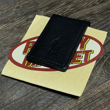 POLO RALPHLAUREN　LEATHER MONEY CLIP