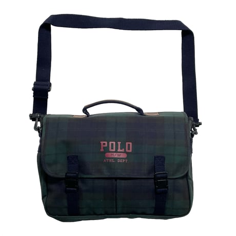 POLO RALPHLAUREN　"ATHL. DEPT." MESSENGER BAG