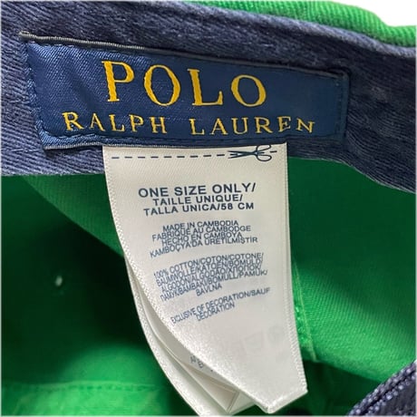 POLO RALPHLAUREN　"RL-93 PATCH" 6-PANEL CAP