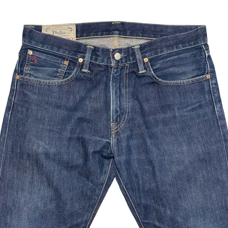 POLO RALPHLAUREN　"VARICK SLIM STRAIGHT" DENIM PANTS