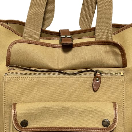 POLO RALPHLAUREN　"CANVAS" TOTE BAG