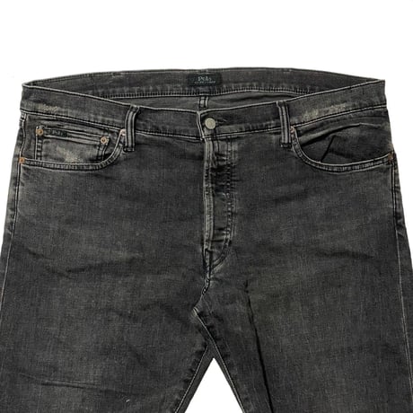 POLO RALPHLAUREN　BLACK DENIM (BIG)W38