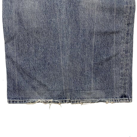 DENIM&SUPPLY RALPHLAUREN　"BUTTON FLY" DAMAGE DENIM