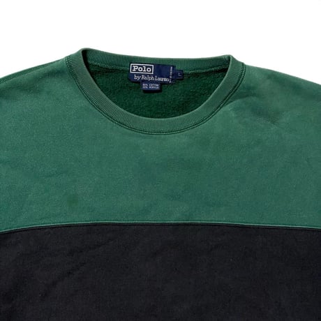 POLO RALPHLAUREN　"COLOR BLOCK" SWEAT